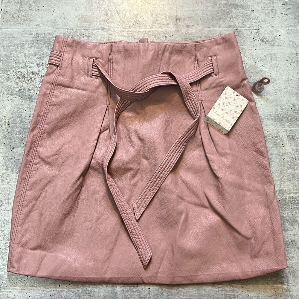 Free People Pink Mini Skirt